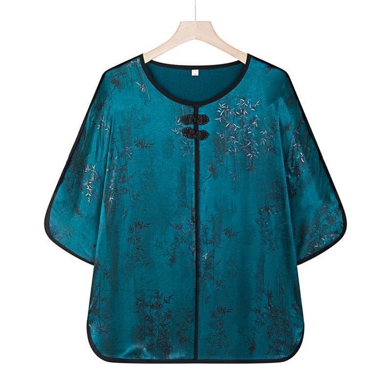 セットアップ レディース おしゃれ 夏 半袖 大きいサイズ 花柄 シニア 上品 ゆったり 体型カバー トップス パンツ 母の日 ギフト きれいめ