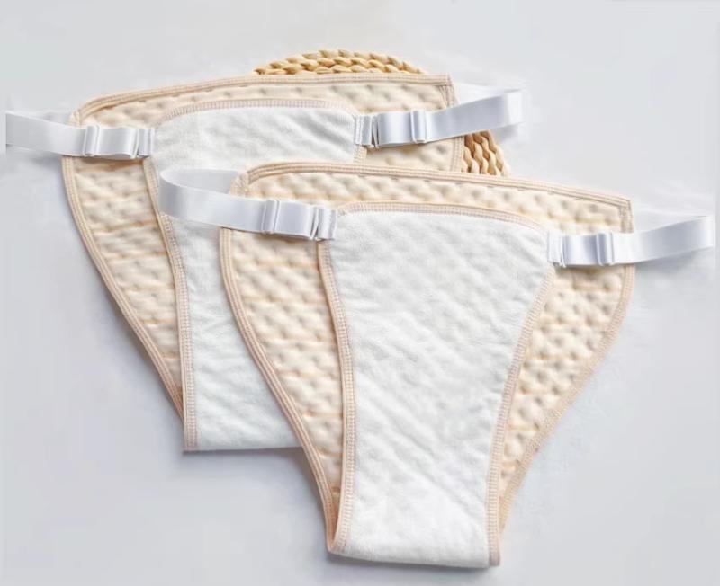 吸水パッド 布 介護 失禁 通気性 柔らかい シンプル 便利 下着 大人 シニア 衛生 ケア 取り外し 簡単 ..