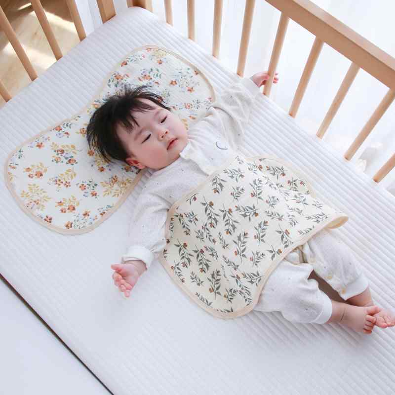 ゲップ拭き ベビー 新生児 赤ちゃん 吐き戻し防止 肩掛け 6重ガーゼ 純綿 コットン タオル よだれかけ ..