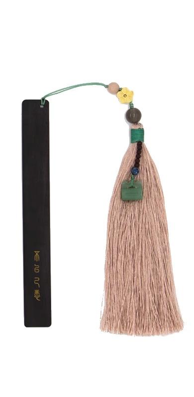 ブックマーク しおり アンティーク調 黒檀 文学風 文房具 読書 手帳 本 雑貨 小物 装飾 タッセル シニ..