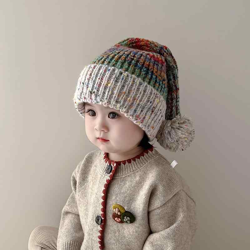 帽子 キッズ ベビー 男の子 女の子 韓国 レトロ ヴィンテージ風 秋冬 保温 防寒 厚手 暖かい 耳当て付..