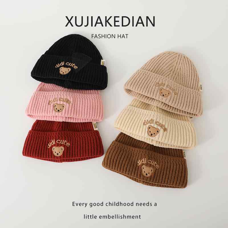 ・スタイル: かわいい・サイズ展開: 6-24ヶ月向け (帽囲43-48cm)、2-5歳向け (帽囲48-52cm)・帽子タイプ: ニット帽・適用シーン: アウトドア・性別: 男女兼用・カラー展開: カーキ、ピンク、レッド、ブラック、ベージュ、ブラウン
