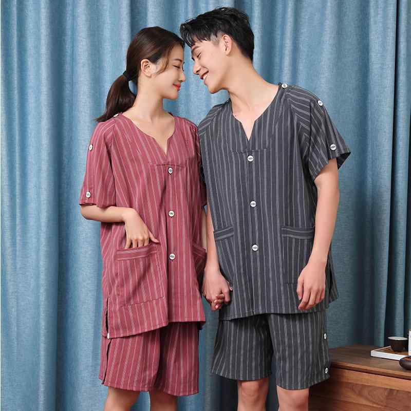 エステ着 男女兼用 メンズ レディース 高級感 綿 前後ボタン 施術用 ガウン マッサージ 鍼灸 足つぼ フットケア 整体 リラクゼーション 美容院 エステサロン スパ 刮痧 カッピング 業務用 患者衣 ユニフォーム 湯上がり着