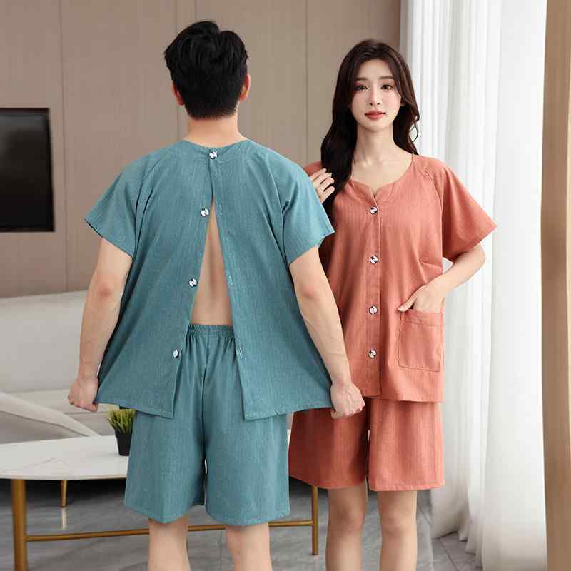 施術着 ガウン メンズ レディース 竹繊維 高級感 吸湿速乾 前開き 後ろ開き 艾灸 よもぎ蒸し マッサージ 整体 エステ サロン リハビリウェア