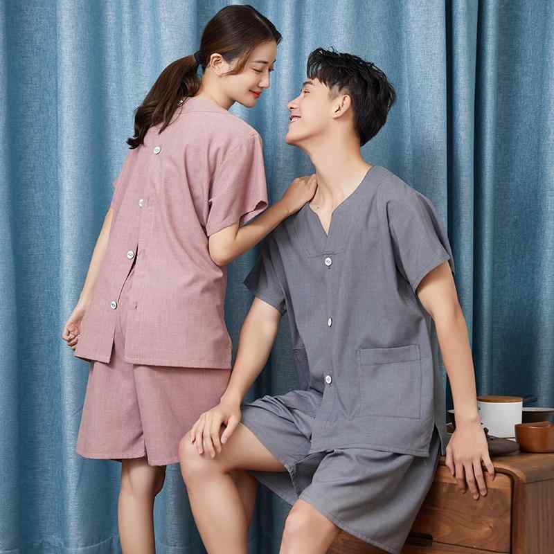 施術着 セラピーウェア レディース メンズ 高級感 綿 前後開閉 背中開き ショート丈 エステ マッサージ 鍼灸 よもぎ灸 温活