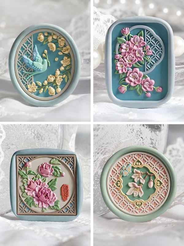 シーリングスタンプ ヘッド セット 花柄 立体彫刻 楕円形 四角形 封筒 封蝋 メッセージカード 手紙 ラッピング DIY 真鍮 アンティーク調 おしゃれ 精巧