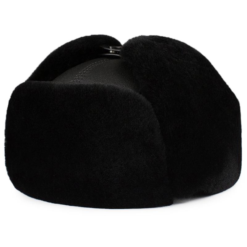 帽子 メンズ シニア 本革 牛革 レザー フライトキャップ ロシア帽 パイロットキャップ 耳あて付き 裏起毛 ボア 防寒 あったか 秋冬 普段使い アウトドア ...