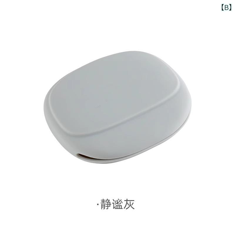 ガジェットポーチ シリコン製 携帯用 充電ケーブル データケーブル 有線イヤホン ワイヤレスイヤホン USBメモリ 収納ケース 旅行 出張 小型 コンパクト 耐衝撃 落下防止 傷防止 ソフトタッチ 整理整頓 グリーン グレー レッド frontop-13192438 フロントップ楽天市場店 サンプル画像3