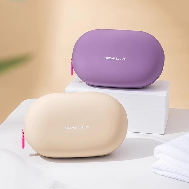 ポーチ シリコン製 防水 大容量 トラベルポーチ 洗面 化粧 コスメ スキンケア メイク バッグ 持ち運び ..