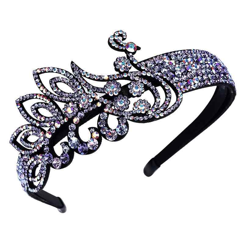 カチューシャ レディース 幅広 ラインストーン ジルコニア クリスタル 装飾 輝く 華やか 上品 レトロ アンティーク 韓国 韓流 おしゃれ ファッション トレンド 普段使い お出かけ パーティー イベント ヘアアクセ 髪飾り