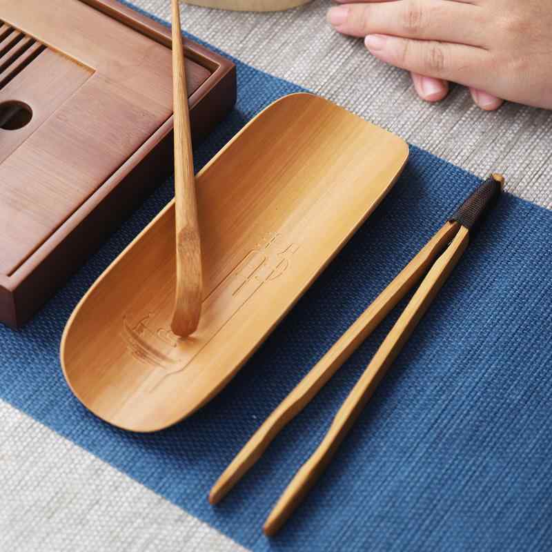 茶さじ 抹茶 道具 楠竹製 小物 アクセサリー 和風 シンプル 上品 インテリア 来客用 普段使い トング ..