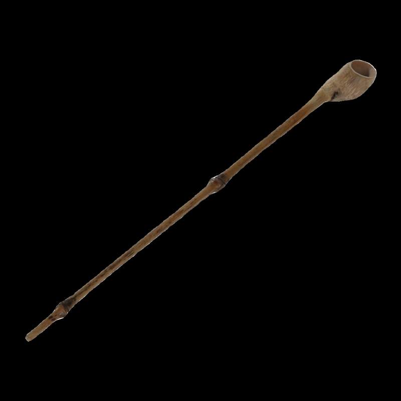 茶さじ 抹茶 道具 杓 スプーン 竹 ロング ハンドル チャイナ風 禅 練習 継ぎ目なし お稽古 家庭用 シン..