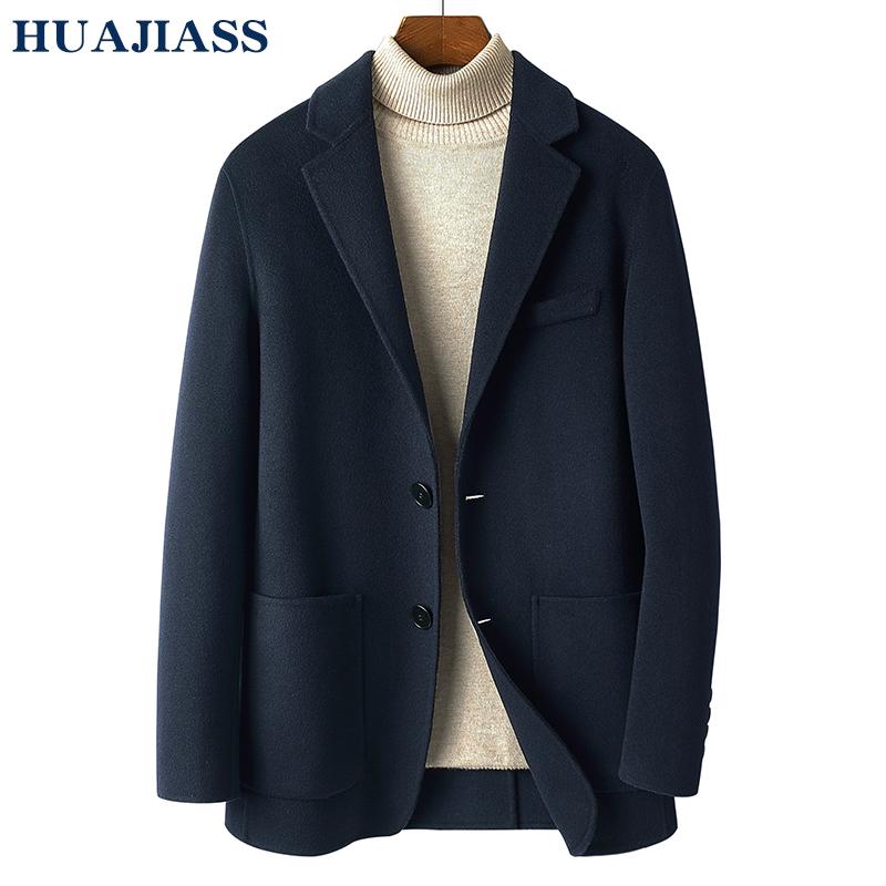 ・フィット: 標準・: ボタン装飾・生地分類: ・スタイル: ファッション都市・素材構成: ウール90%、10%・襟幅: 約7-9cm・バックスリット: センターベント・タイプ: カジュアルジャケット・袖丈: 長袖・サブスタイル: ベーシック・サイズ展開: M, L, XL, 2XL, 3XL・カラー展開: ブラック, ネイビー, キャラメル・裾: ストレートヘム・対象: 若者・厚さ: レギュラー・襟型: スーツカラー・着丈: レギュラー丈・前立て: 2つボタンシングルブレスト・柄: 無地