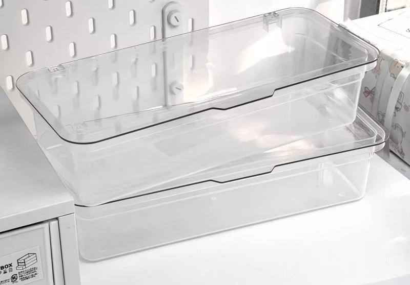 小物入れ 収納 整理 仕分け ボックス トレカ ケース カード クリア フタ付き 大容量 卓上 携帯用 PP 長..