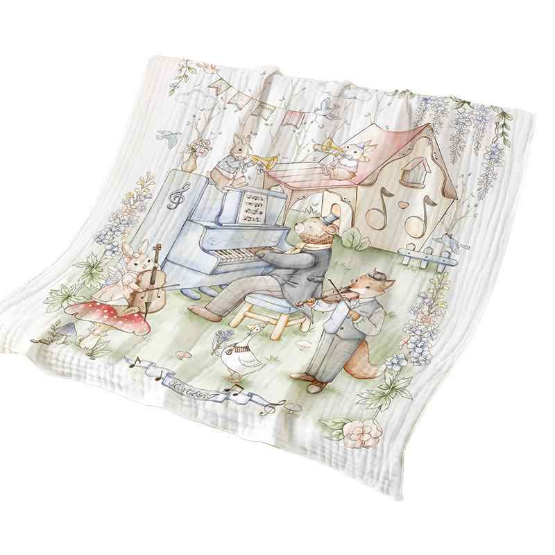 ベビーバスタオル 新生児 子供用 純綿 ガーゼ 大判 湯上りタオル ふわふわ 柔らか 吸水性 毛羽立ちにく..