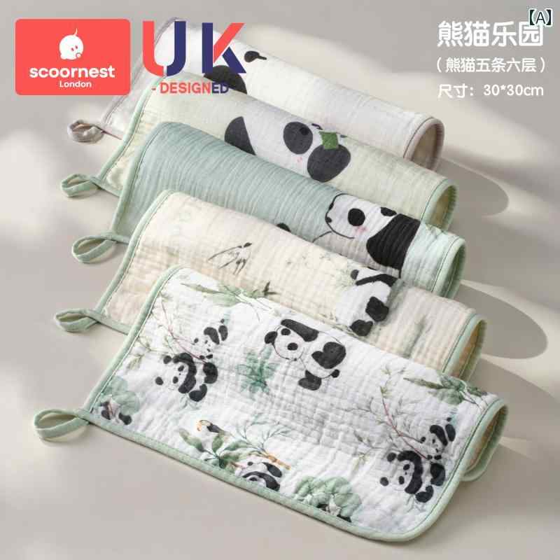 ガーゼタオル ベビー 新生児 子供用 赤ちゃん 綿 コットン 楊柳生地 6重ガーゼ ミニタオル ハンカチ ふ..