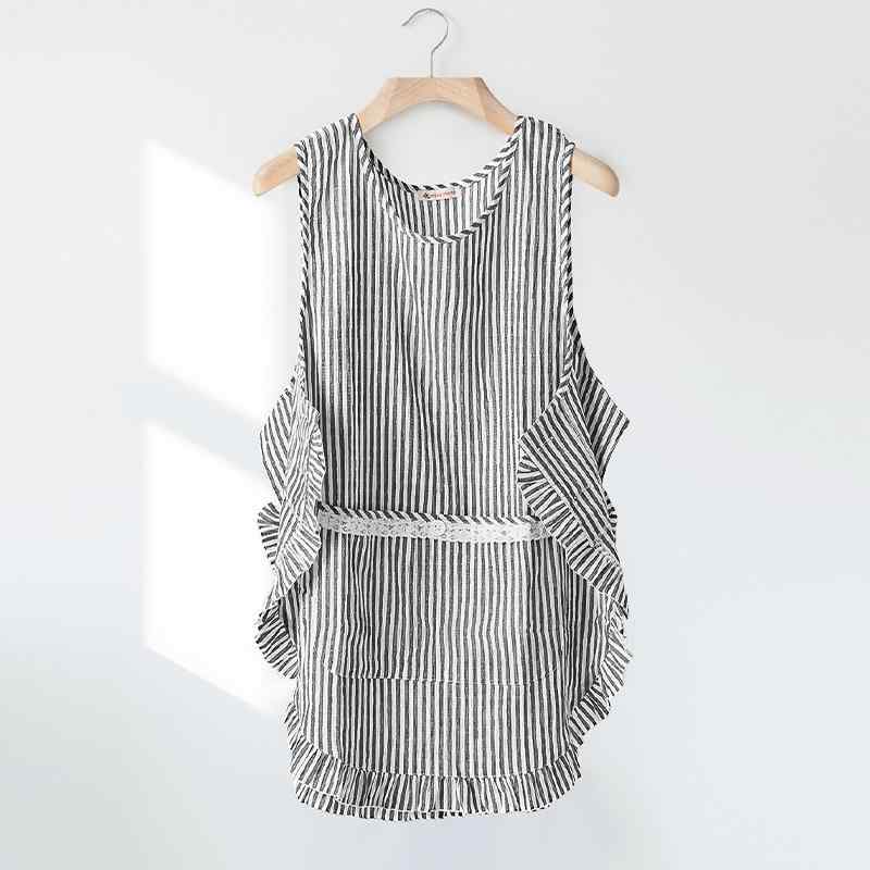 エプロン メンズ レディース 家庭用 キッチン シンプル ノースリーブ スモック ボタン留め 調理 料理 ..