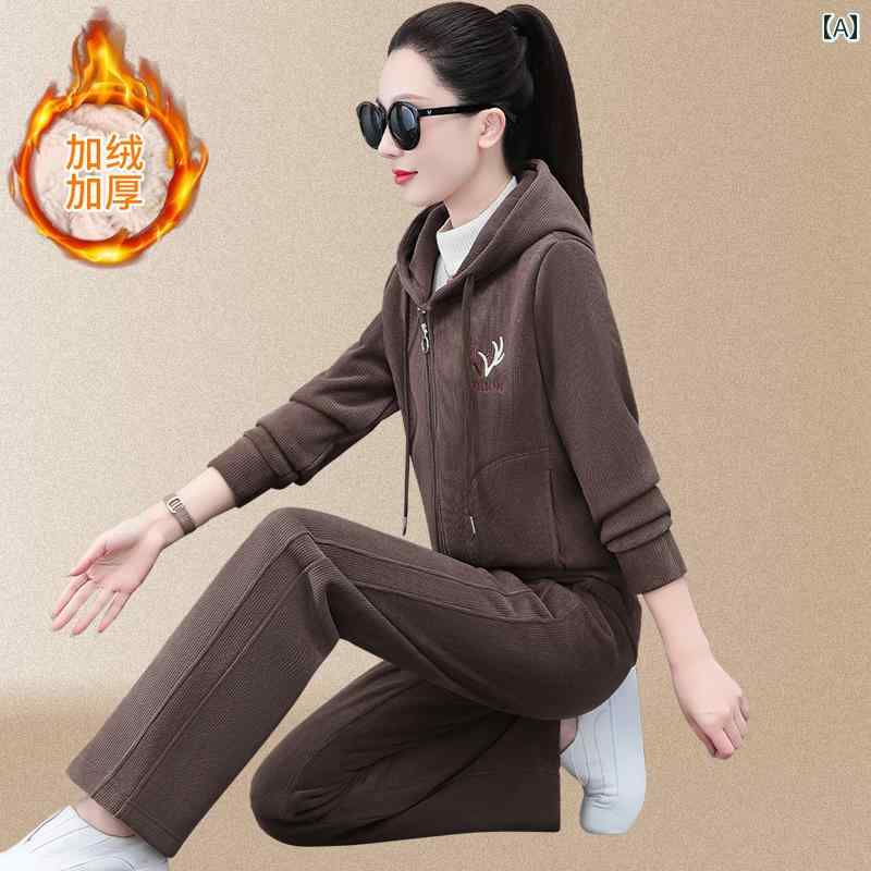 スポーツウェア レディース セットアップ 裏起毛 厚手 トレーナー パーカー スウェット ゆったり ランニング ジョギング 普段使い 部屋着 カジュアル ファッ...