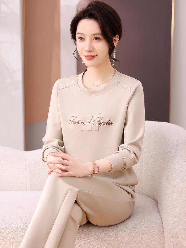 セットアップ レディース 春秋 カジュアル スポーツウェア スウェット トレーナー ツーピース ジョギン..