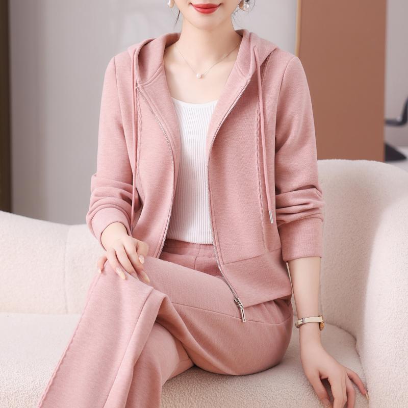 セットアップ レディース 春秋 スポーツウェア ジャージ 長袖 おしゃれ フード付き ジップアップ スウェット カジュアル ランニング ジョギング ウォーキング