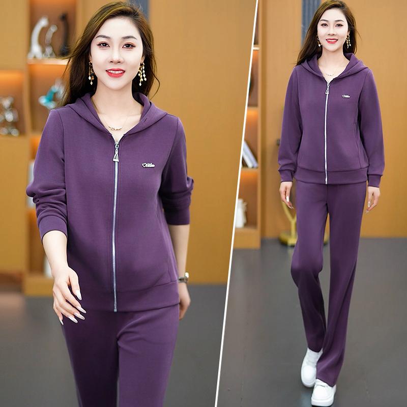 セットアップ レディース 女性用 カジュアル スポーツウェア フード付き ジップアップ パーカー 長袖 ..