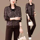 セットアップ レディース 秋 上下セット トレーナー スウェット スタンドカラー ジップアップ ポリエステル 綿 ポリウレタン 混紡 カジュアル 普段使い スポ...