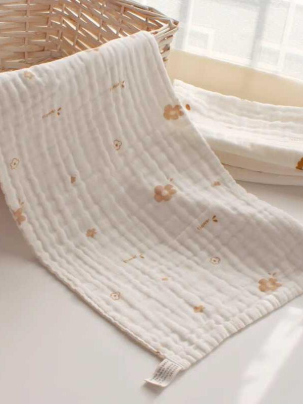 ベビー タオル 純綿 コットン ガーゼ スタイ よだれかけ げっぷタオル 柔らか 吸水性 速乾 新生児 お風..