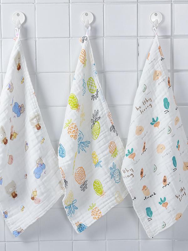 タオル 子供 ベビー キッズ 赤ちゃん フェイスタオル 6重ガーゼ 純綿 コットン 綿 洗顔 体拭き バスグ..