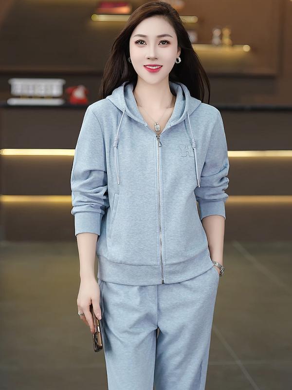 パーカー レディース セットアップ カジュアル ファッション おしゃれ 若見え エイジレス 春秋 フード..