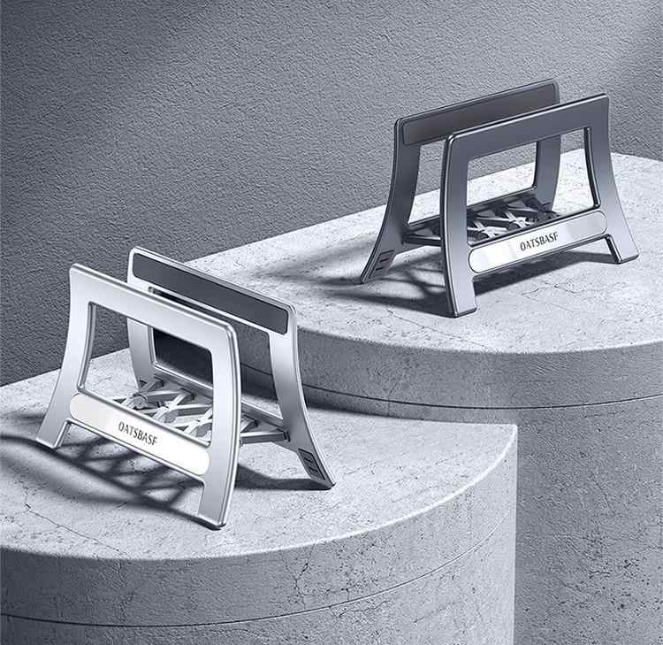 ペーパー ナプキン ホルダー ティッシュ 卓上 縦置き シンプル おしゃれ モダン タブレット スマホ 収納 重力 調整可能 ダイニング 食卓 キッチン オフィス リビング シルバー ブラック ホワイト グレー