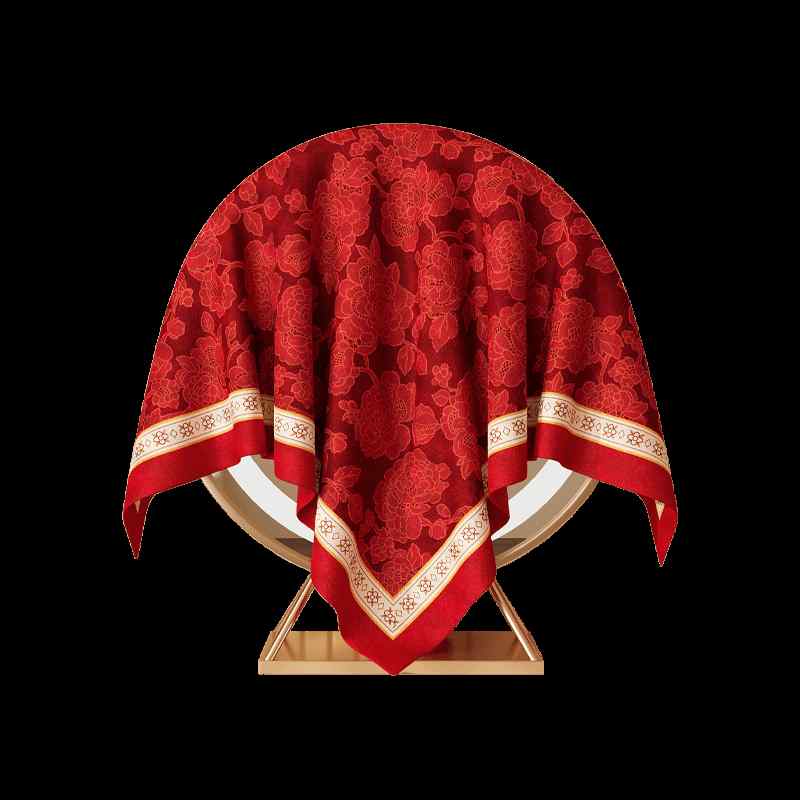 ドレッサー ミラー カバー 布製 クロス 鏡台 おしゃれ プロジェクター キャビネット テレビ フランネル 埃よけ 防塵 目隠し インテリア 装飾 普段使い 花...