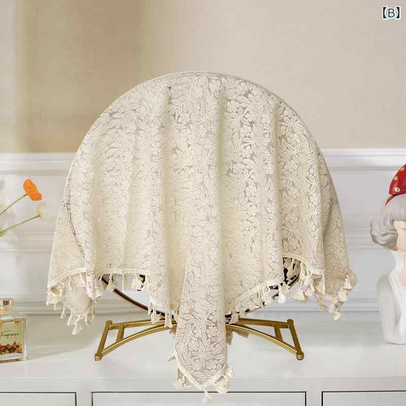 ドレッサー ミラー カバー おしゃれ 鏡 保護 化粧台 防塵 ほこりよけ クロス 布製 シンプル モダン タ..