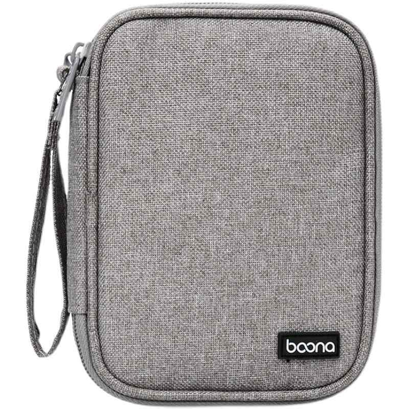 ガジェットポーチ 8.33cm ポータブルHDD Seagate WD 東芝 対応 耐衝撃 ケーブル USBメモリ 収納 オック..