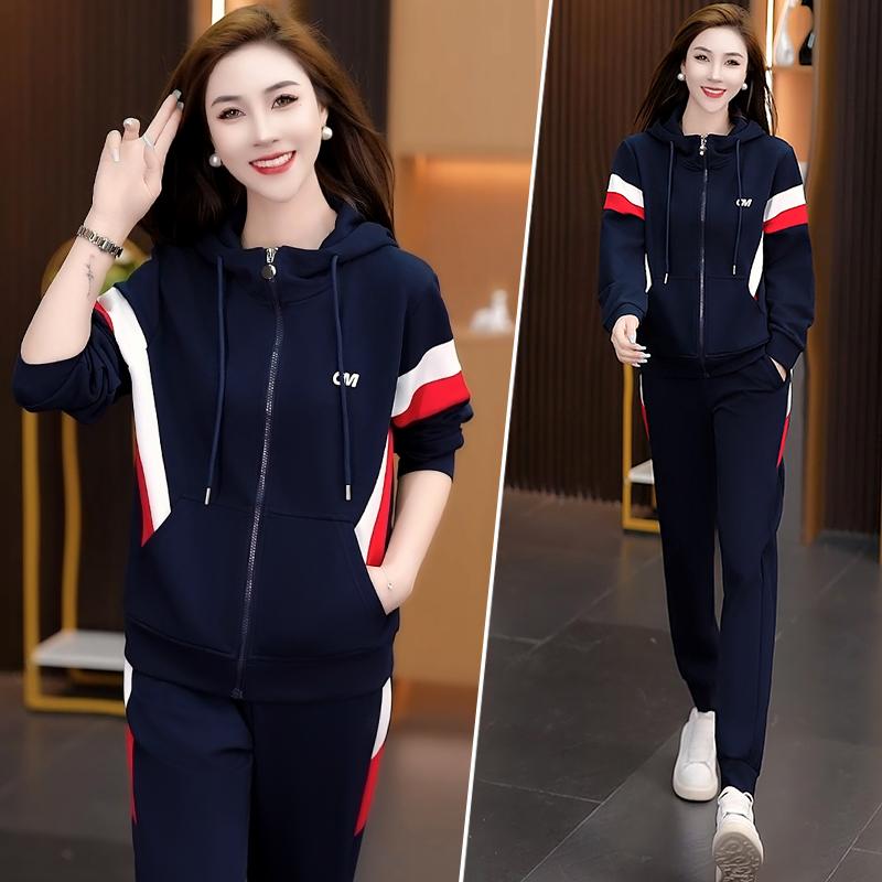 スポーツ セットアップ レディース 春秋 フード付き パーカー スウェット ランニングウェア ジョギング..