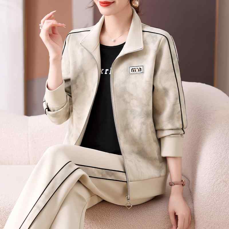 スポーツセットアップ レディース スウェット パーカー ロングパンツ 2点セット ジップアップ ハイネッ..