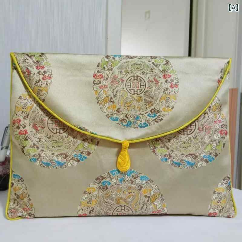 経本 数珠入れ 袋 バッグ ポーチ 写経 仏具 仏教 二重 厚手 布 収納 整理 保管 チベット風 大容量 丈夫..