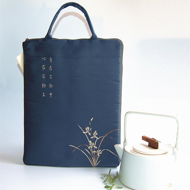 経本 数珠入れ 袋 バッグ ポーチ 男女兼用 キャンバス 大容量 二層式 手提げ 経典 仏具 写経 法具 収納..