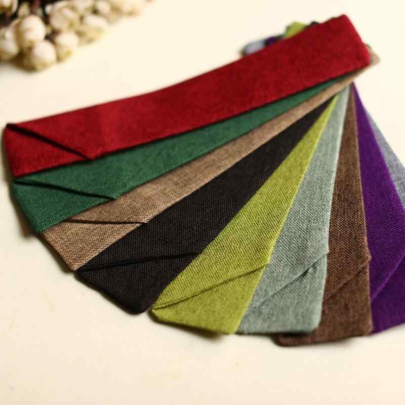 扇子 カバー ストラップ 持ち運び おしゃれ 袋 ケース 中国 和装 綿麻 斜め口 無地 シンプル 携帯用 収..