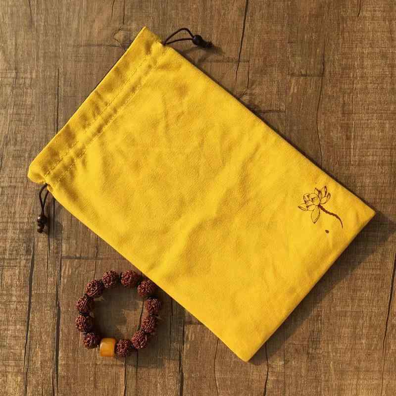 経本 数珠入れ 袋 バッグ ポーチ 巾着 アクセサリー お守り 小物 収納 携帯用 ベロア 麻 リネン 布 柔..