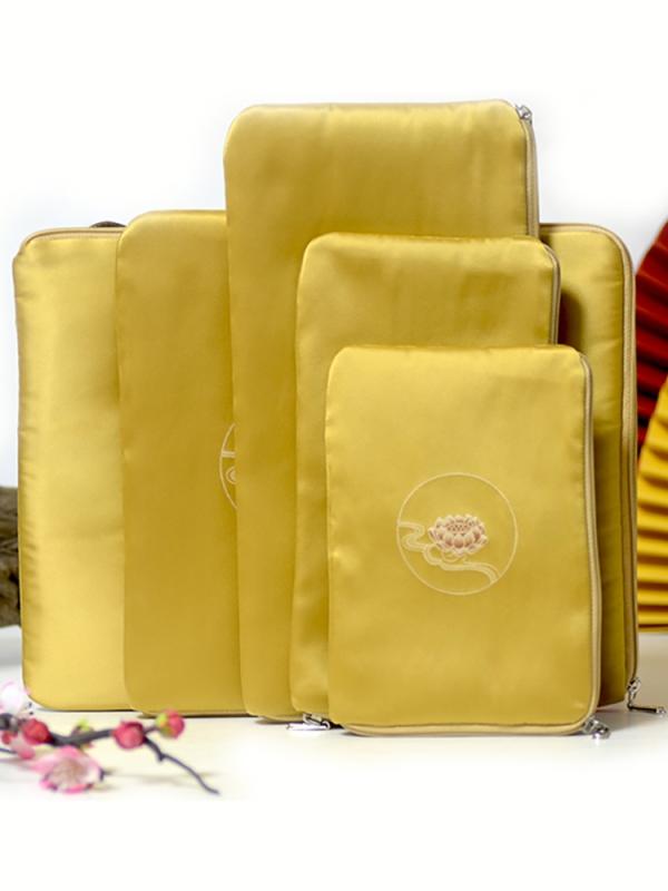 経本 数珠入れ 袋 バッグ ポーチ 男女兼用 厚手 チャイナ風 禅 仏教 多機能 マルチケース スマホ 携帯 ..