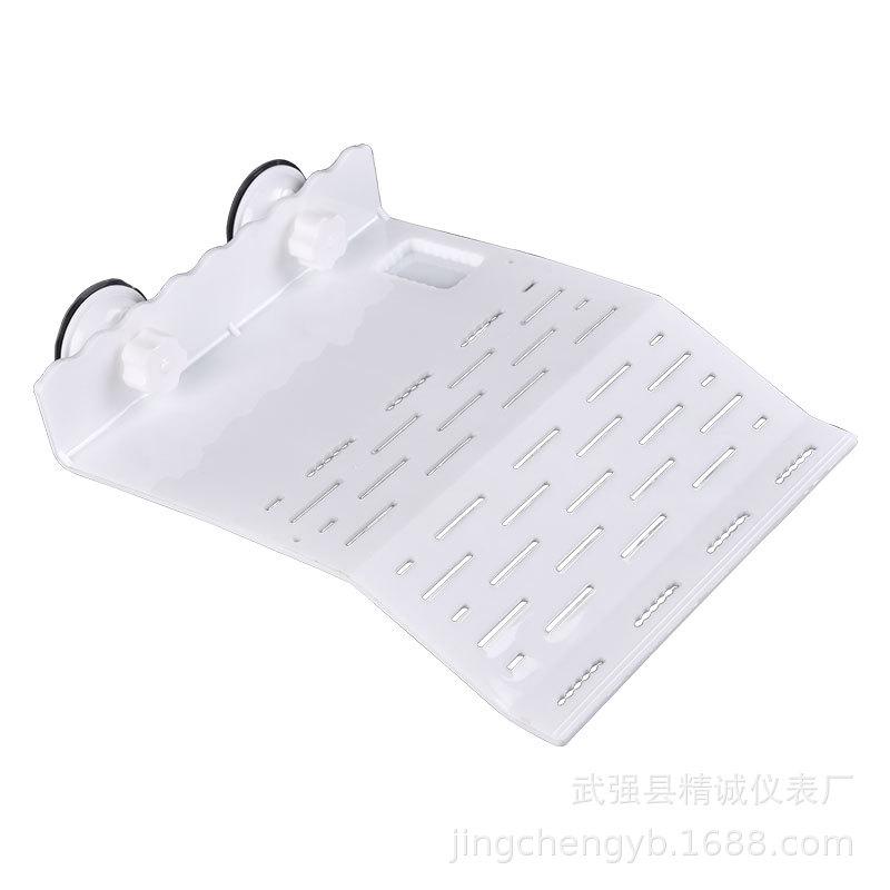 亀 陸地 レイアウト 水槽 甲羅干し台 浮島 スロープ ミドリガメ 爬虫類 吸盤 半透明 橋型 白 クリア シンプル 固定 日光浴 ストレス軽減 運動