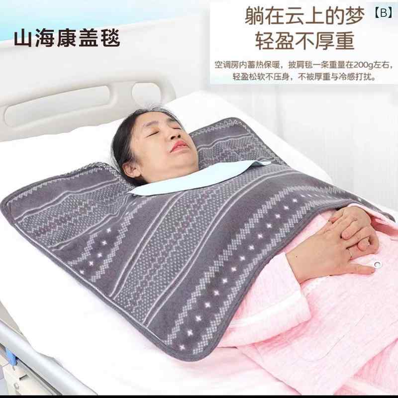 ブランケット シニア 高齢者 車椅子用 防風 保温 あったか 裏起毛 厚手 ショール ひざ掛け ポンチョ サンゴフリース 秋冬 屋外 アウトドア 介護 介助 frontop-13207296 フロントップ楽天市場店 サンプル画像3