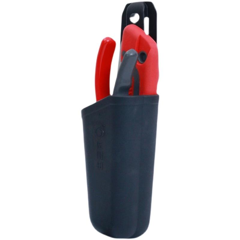 ハサミ ケース 収納 カバー ツール バッグ ガーデニング 園芸 剪定 腰袋 ポーチ ソフト ラバー 工具 丈..