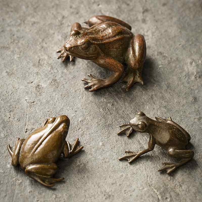 茶道具 置物 真鍮 蟹 カエル カブトムシ 茶寵 茶器飾り 銅器 茶道 茶台 フタ置き アクセサリー レトロ ..