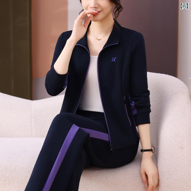 セットアップ レディース ミセス カジュアル スポーツウェア 長袖 スウェット トレ...