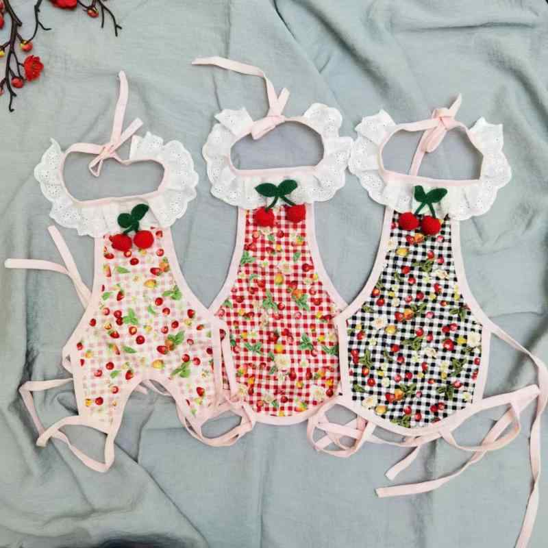 犬猫服 腹巻き ベスト 春夏 猫 小型犬 テディ ビションフリーゼ お腹保護 冷え防止 雄犬用 雌犬用 桜 ..