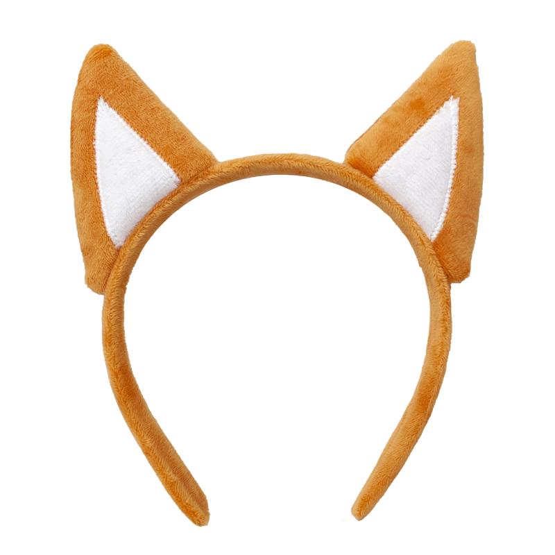 カチューシャ 女の子 子供 キッズ レディース かわいい キュート 柴犬 犬耳 おちゃめ 面白い 洗顔用 ヘ..