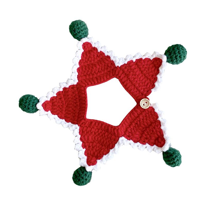 ペット用 クリスマス ニット ネックウォーマー マフラー スタイ 蝶ネクタイ 襟飾り かわいい 撮影小物 ..