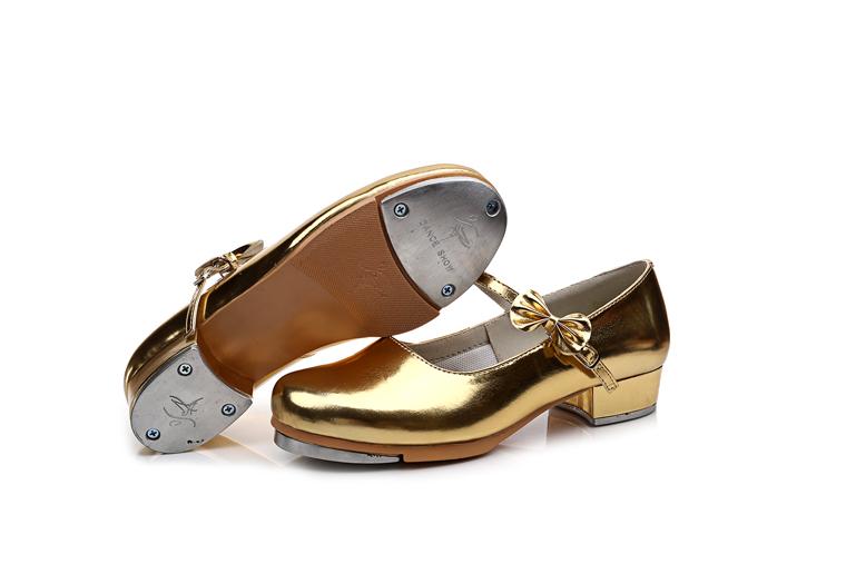 タップシューズ 女の子 子供 大人 女性用 ダンスシューズ フラットソール レッスン 練習 発表会 軽量 ..