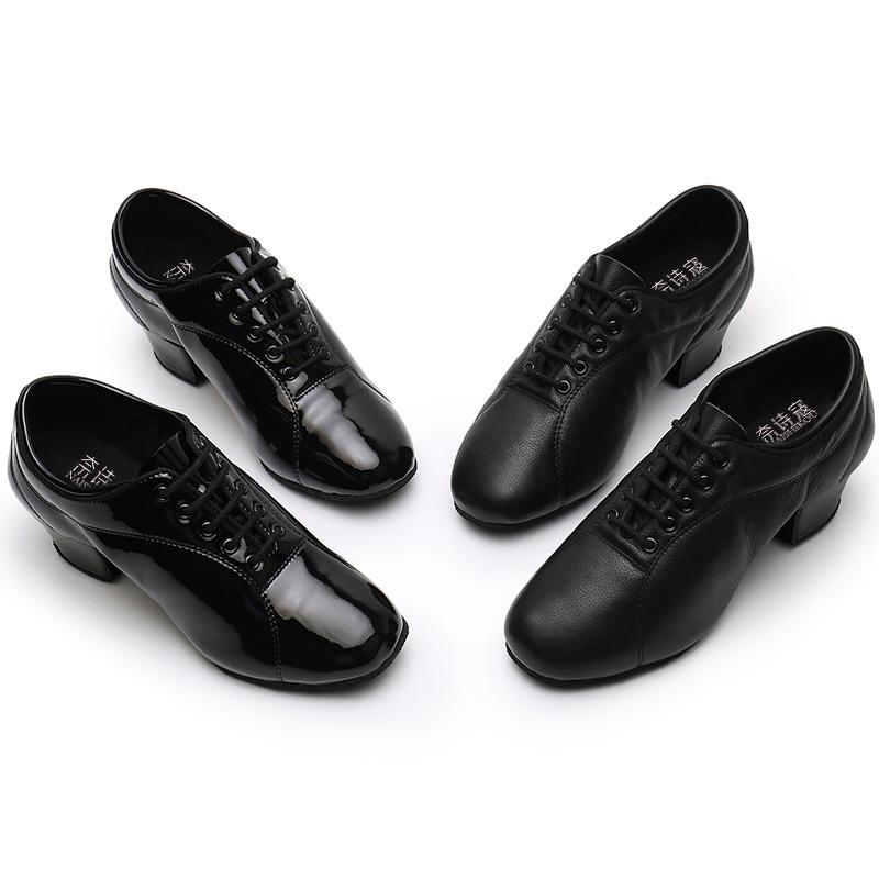 ダンスシューズ 男の子 室内用 ラテンダンスシューズ 本革 レザー 牛革 ソフトソール 柔らかい 柔軟性 ..